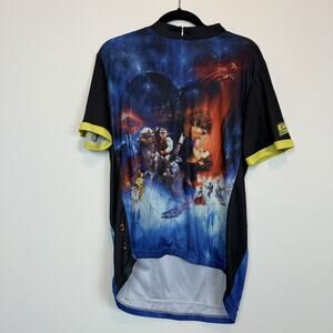 Primal Wear mens cycling jersey XL Star Wars 1/4 zip biking short sleeve
